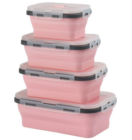 SiliconeFlex | Collapsible Leak-Proof Food Storage Containers Set 10
