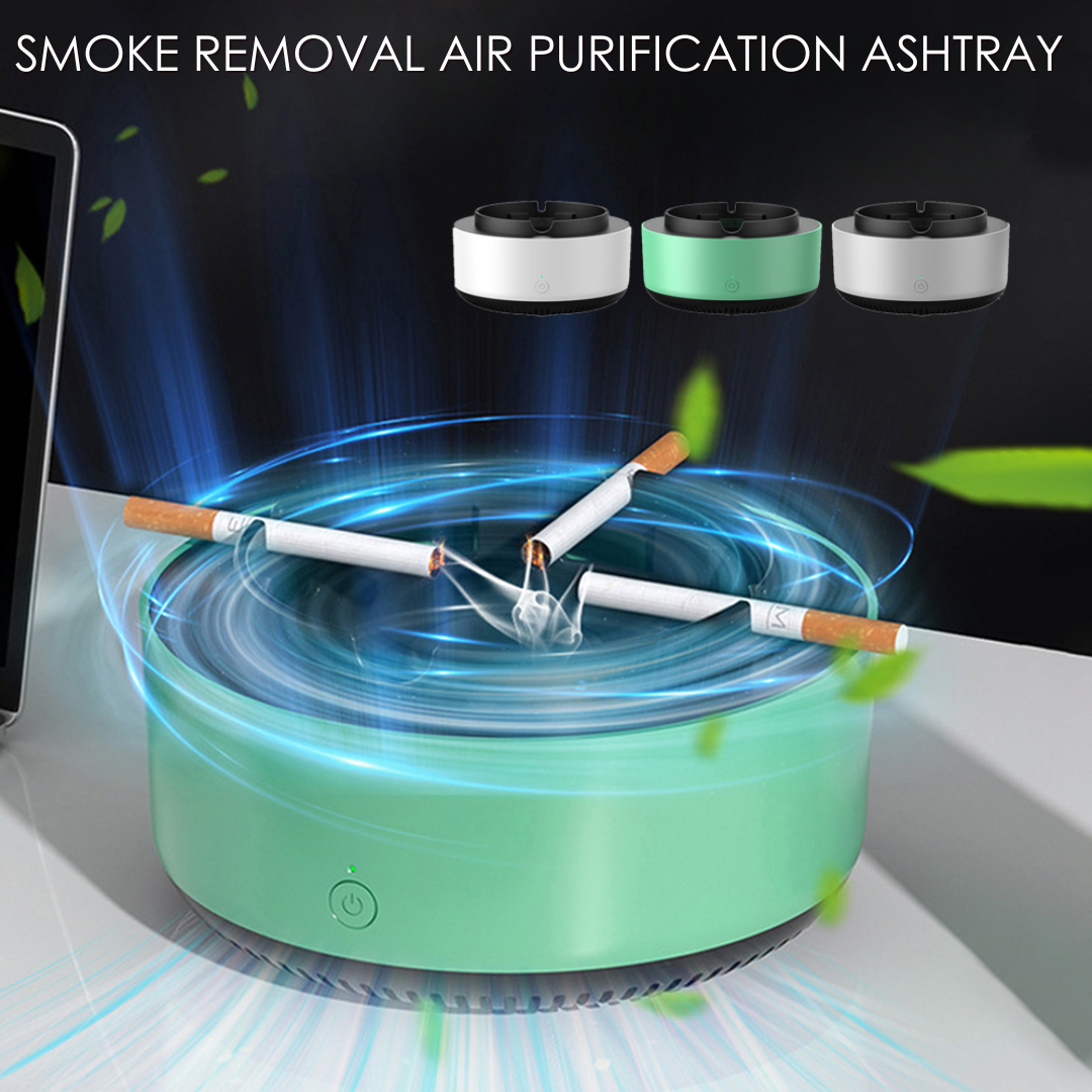 Smoke Removal Air Purifier Ashtray with Advanced Filtration System – Stylish Indoor Odor Eliminator for Clean Air-3