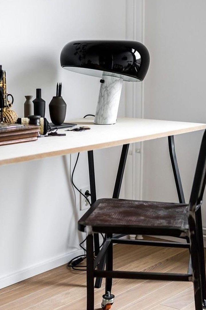 MarbleVista - Lámpara de Mesa Decorativa Estilosa