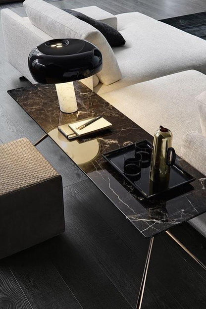 MarbleVista - Lámpara de Mesa Decorativa Estilosa