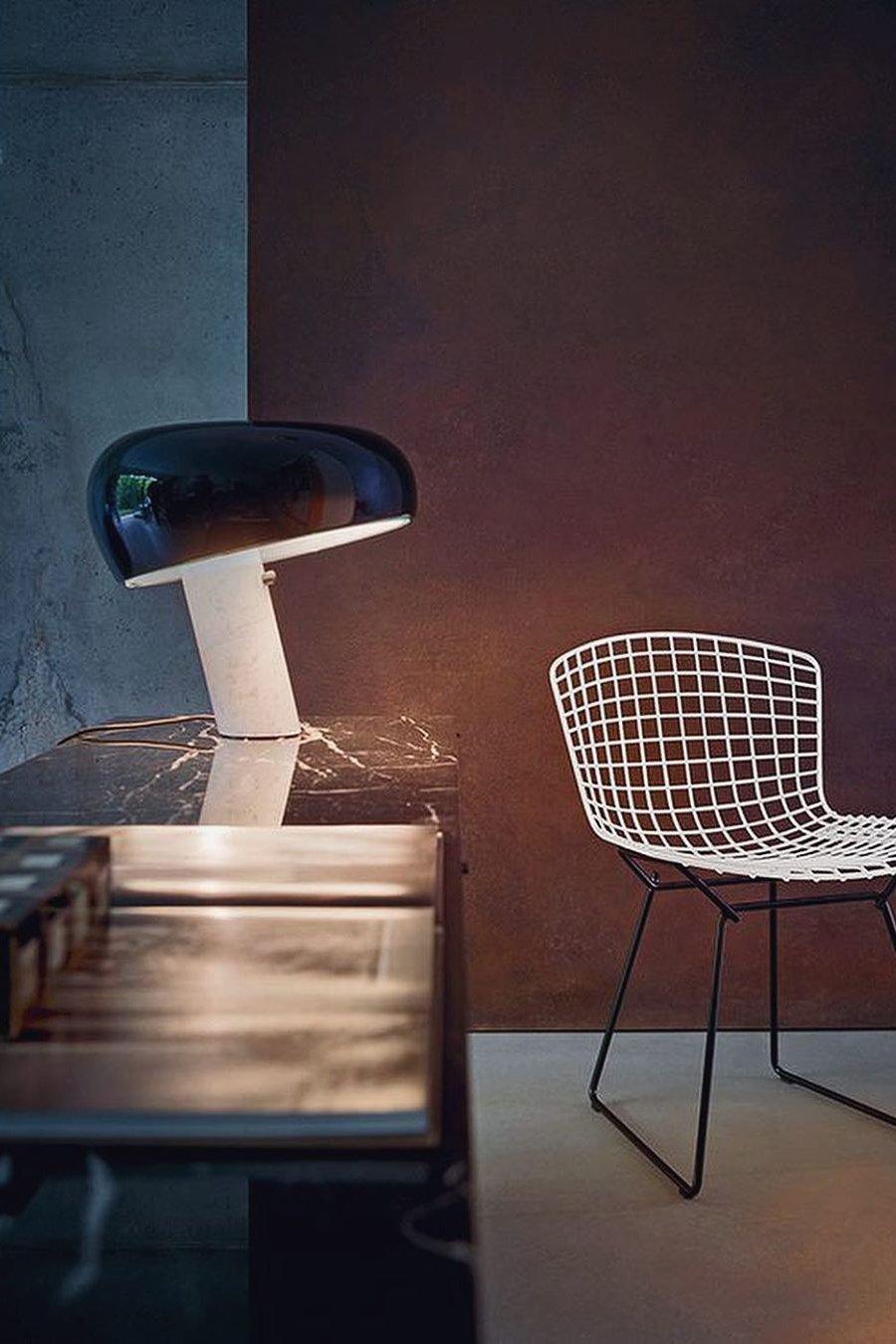 MarbleVista - Lámpara de Mesa Decorativa Estilosa