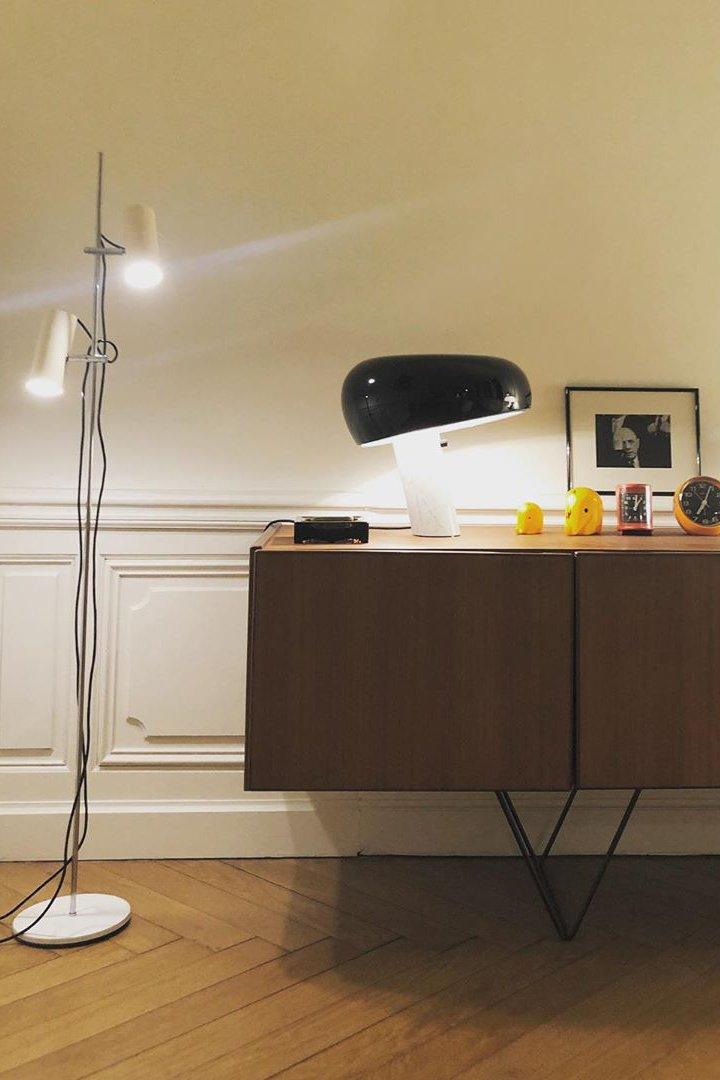 MarbleVista - Lámpara de Mesa Decorativa Estilosa