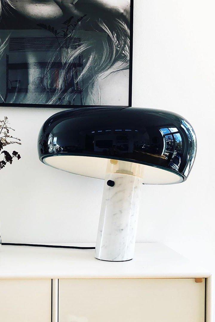 MarbleVista - Lámpara de Mesa Decorativa Estilosa