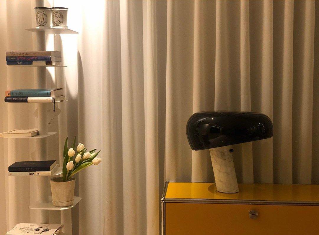 MarbleVista - Lámpara de Mesa Decorativa Estilosa