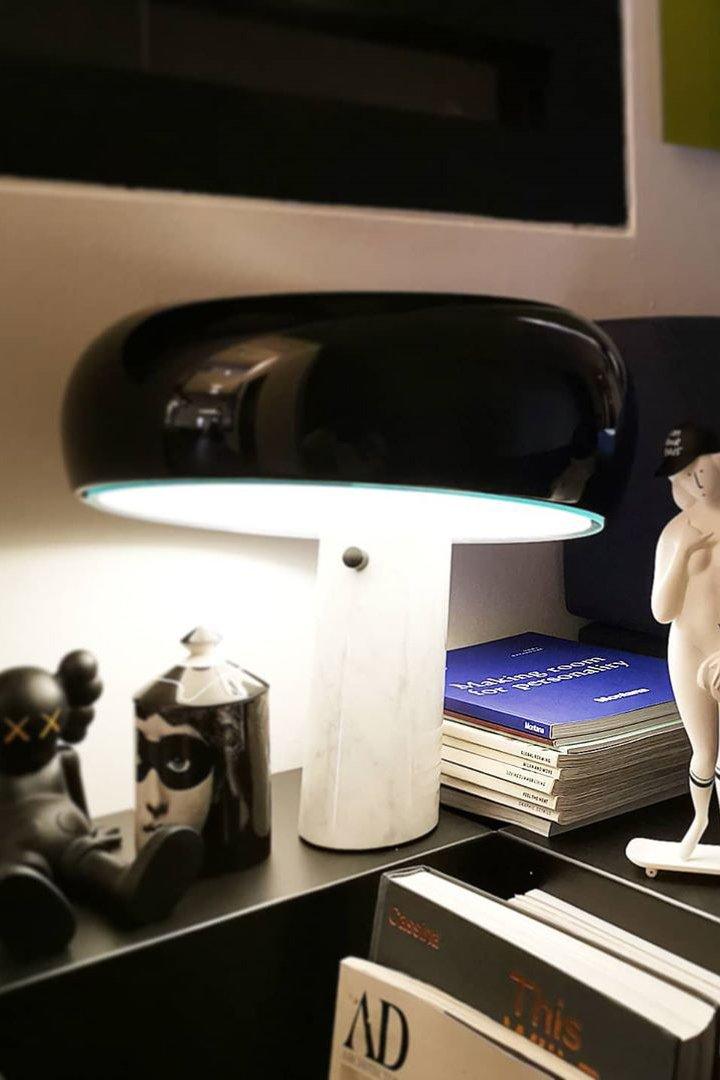 MarbleVista - Lámpara de Mesa Decorativa Estilosa