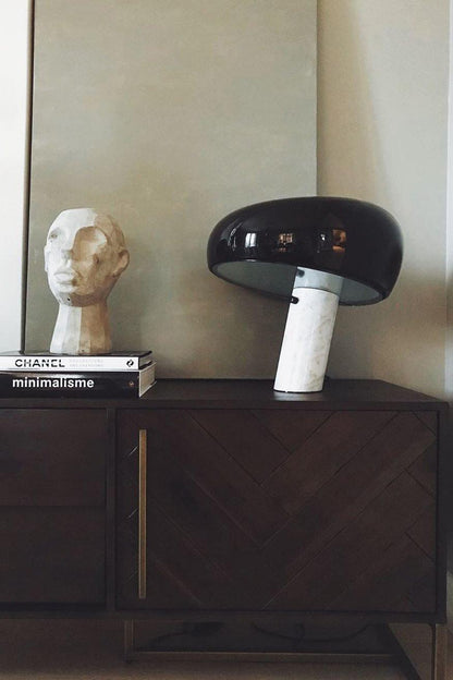 MarbleVista - Lámpara de Mesa Decorativa Estilosa