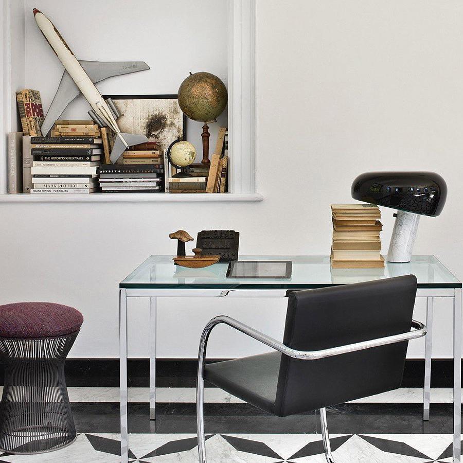 MarbleVista - Lámpara de Mesa Decorativa Estilosa