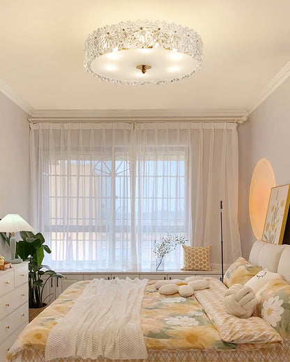 FlurryLuxe - Loftlampe med elegante snefnugmotiver