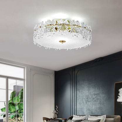 FlurryLuxe - Loftlampe med elegante snefnugmotiver