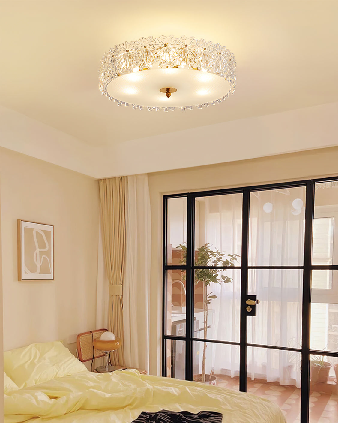 FlurryLuxe - Loftlampe med elegante snefnugmotiver