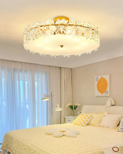 FlurryLuxe - Loftlampe med elegante snefnugmotiver