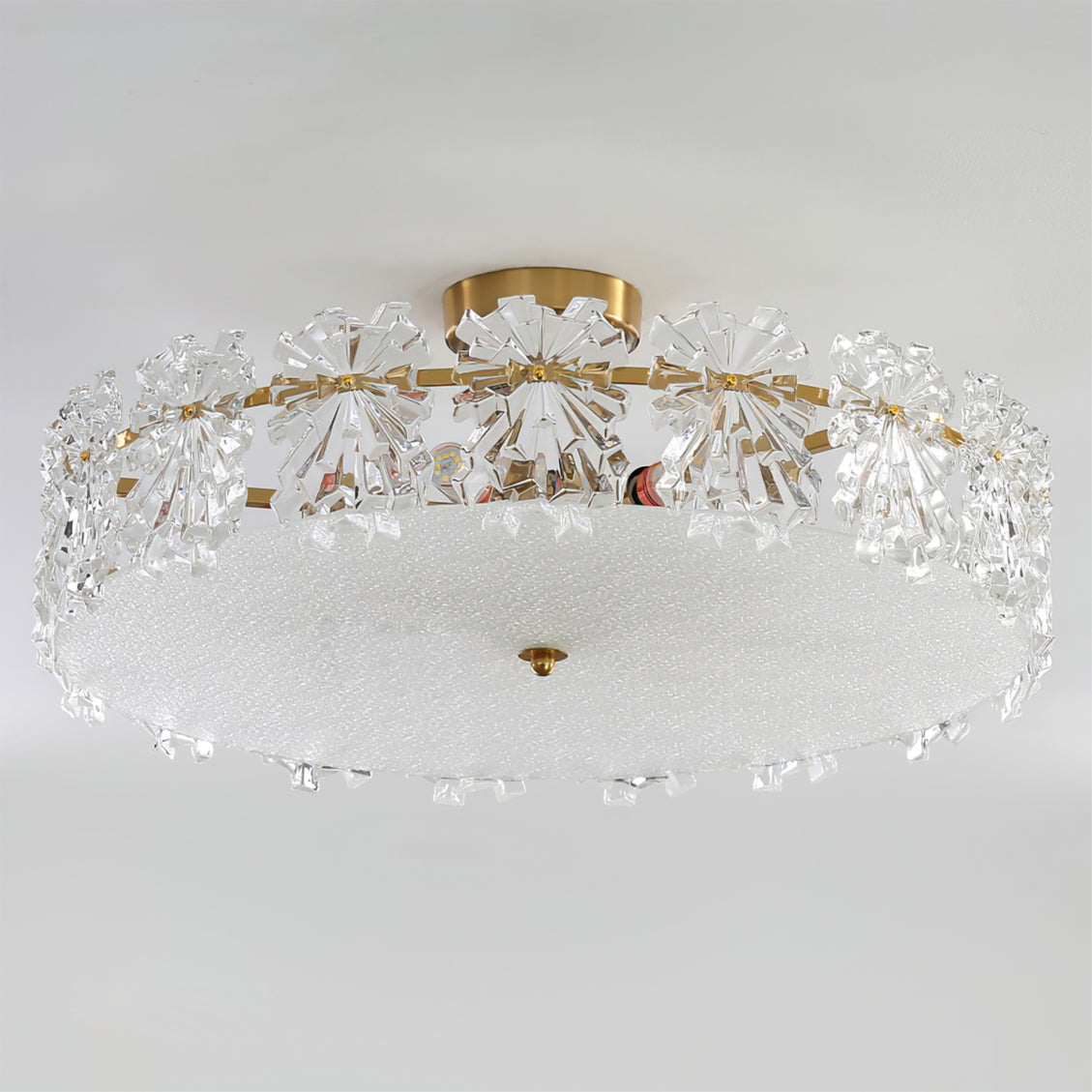 FlurryLuxe - Loftlampe med elegante snefnugmotiver