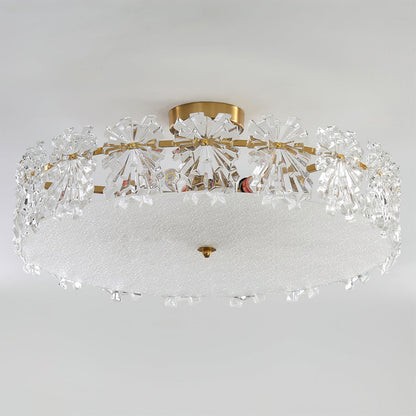 FlurryLuxe - Loftlampe med elegante snefnugmotiver