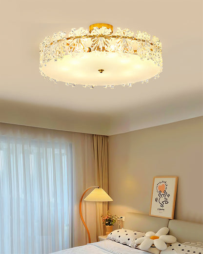 FlurryLuxe - Loftlampe med elegante snefnugmotiver