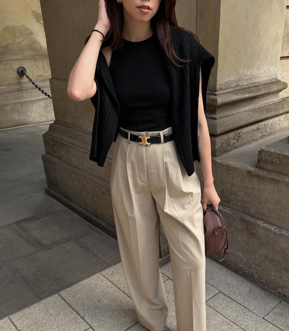 Aurelia | Elegant Designer Belt with Gold Accent