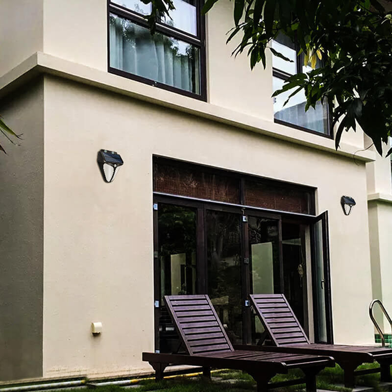 SolaraLight | Modern Solar Wall Lantern with Motion Sensor for Outdoor Use 3