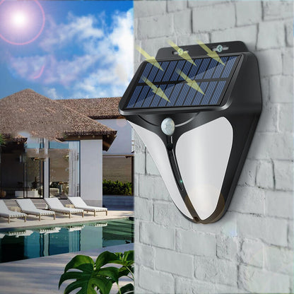 SolaraLight | Modern Solar Wall Lantern with Motion Sensor for Outdoor Use 6