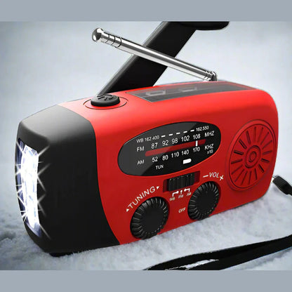 SolaraWave | Versatile Solar Hand Crank Emergency Radio for Outdoor Use 0