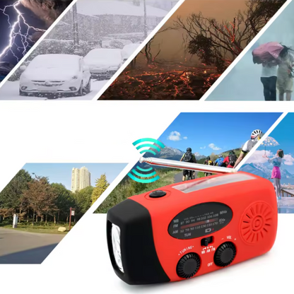SolaraWave | Versatile Solar Hand Crank Emergency Radio for Outdoor Use 1