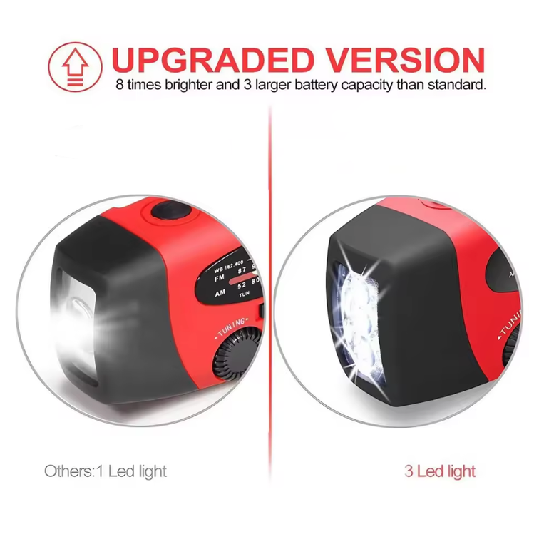 SolaraWave | Versatile Solar Hand Crank Emergency Radio for Outdoor Use 4