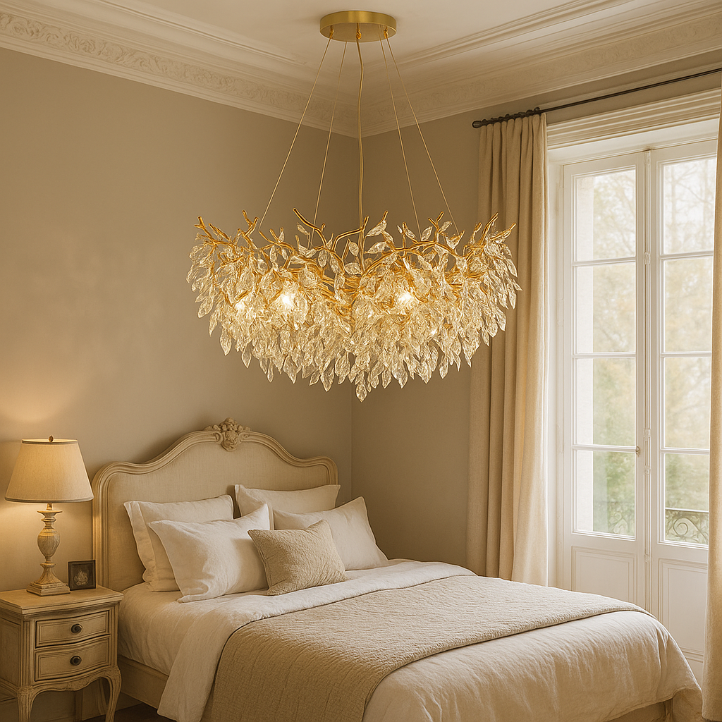 Solenor | Round Crystal Chandelier for Sophisticated Interior 4