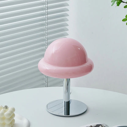 NebulaGlow - Bordlampe med metallisk berøring og kosmisk tema