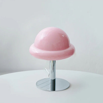 NebulaGlow - Bordlampe med metallisk berøring og kosmisk tema