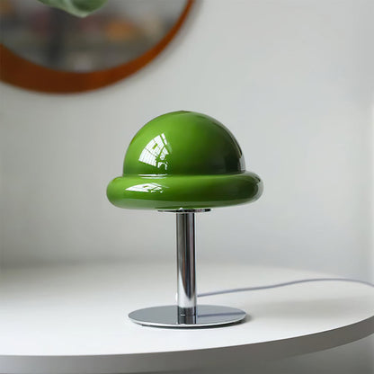 NebulaGlow - Bordlampe med metallisk berøring og kosmisk tema