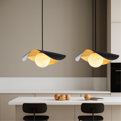 Spanish marble ball pendant lamp 2