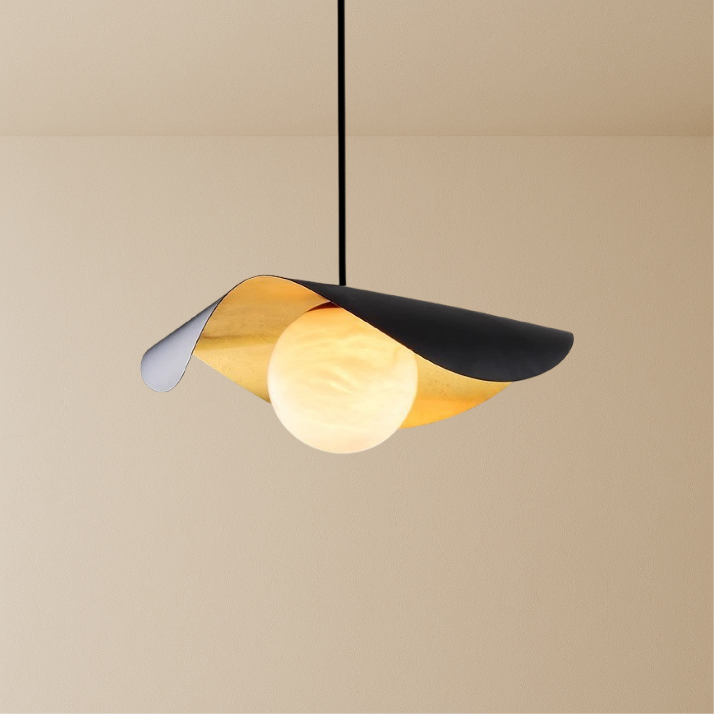 Spanish marble ball pendant lamp 4