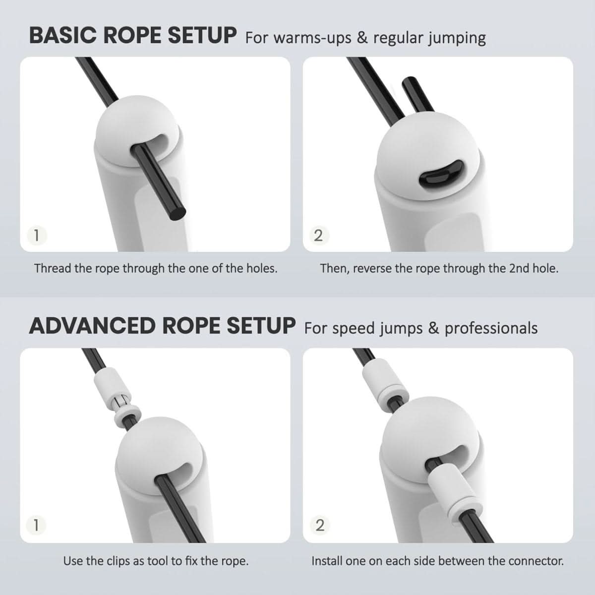 Speedfit – digital skipping rope with calorie counter and goal reminder 3