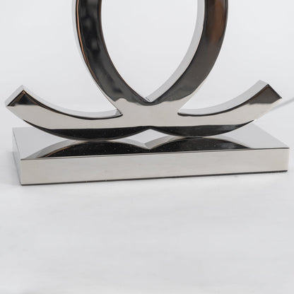 LuxeGlow – Lampada da Tavolo Moderna in Acciaio Inossidabile