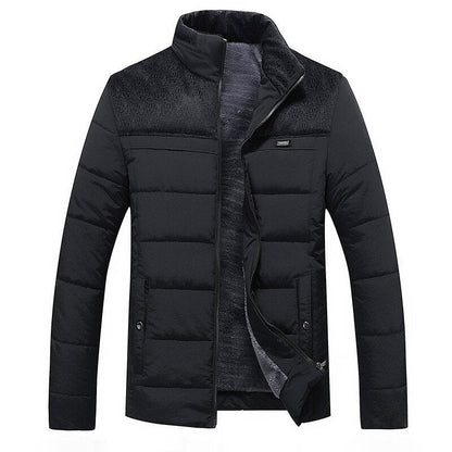 Stefan | Winter coat with high collar for men 0