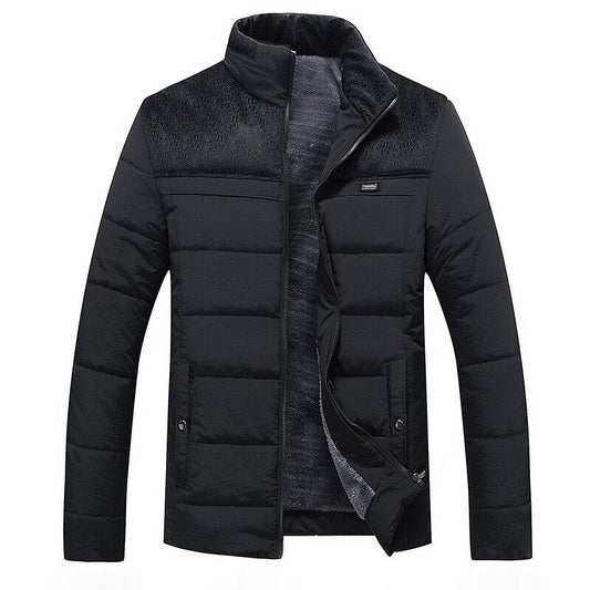 Stefan | Winter coat with high collar for men 0