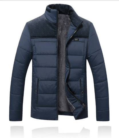 Stefan | Winter coat with high collar for men 3