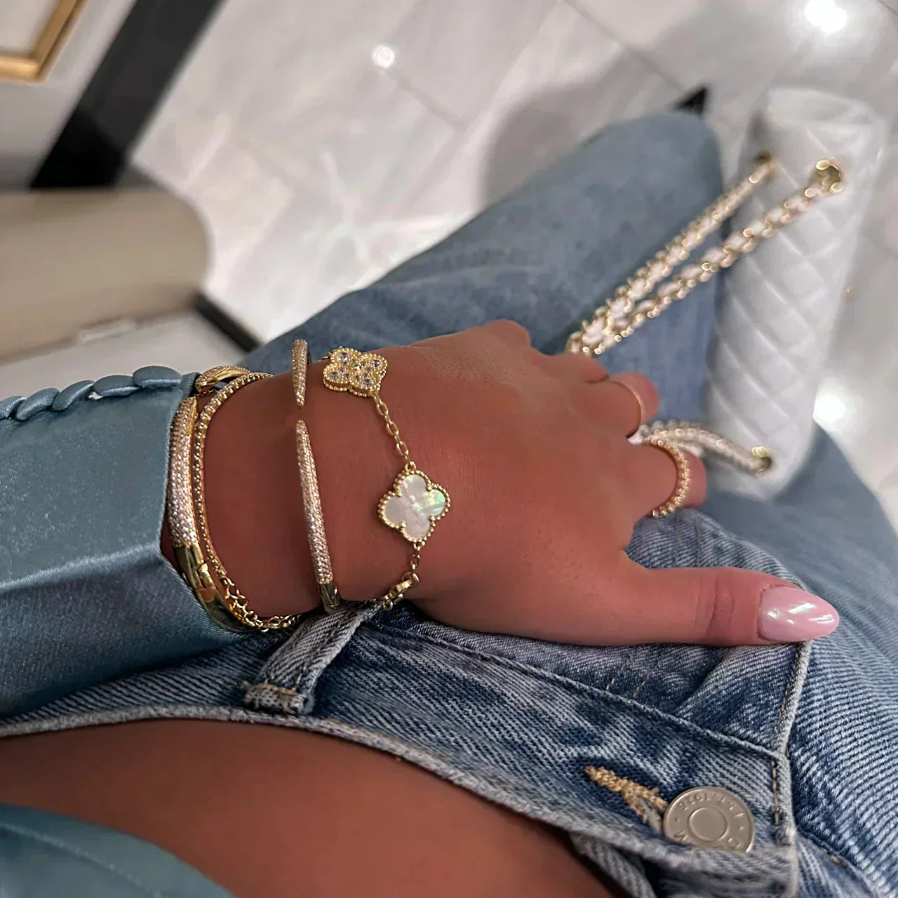 Stella four-leaf clover bracelet 3-IN-1 Set 1