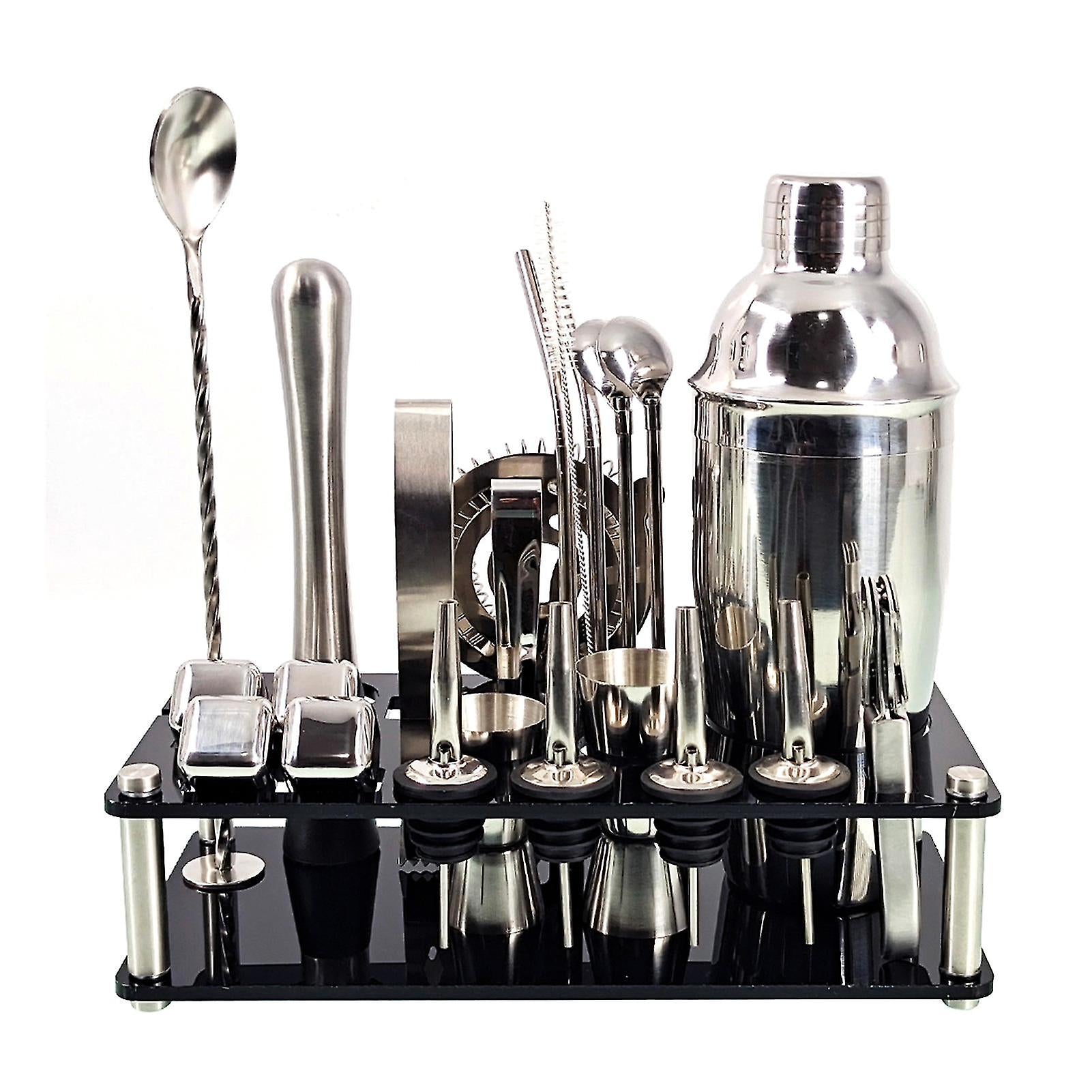 StellarMix | Elegant Stainless Steel Cocktail Shaker Set for Home Bartenders 1