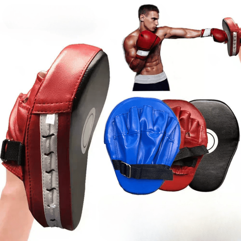 Strikeshield – Curved boxing pad for martial arts training & punching exercises with shock absorption 1