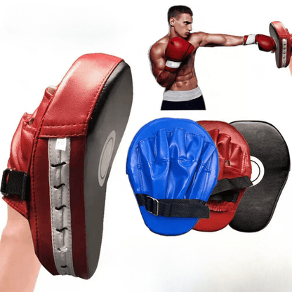 Strikeshield – Curved boxing pad for martial arts training & punching exercises with shock absorption 1