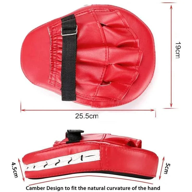 Strikeshield – Curved boxing pad for martial arts training & punching exercises with shock absorption 4