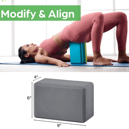 SupportFlex Yoga Block – Stable Foam Block for Balance & Comfort 4