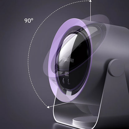 Bladeless Turbo Fan with LED Display – Compact, Quiet Cooling Solution for Bedrooms and Living Rooms-4