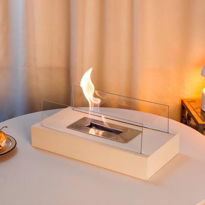 Tabletop Fireplace Glass Flame Burner 3