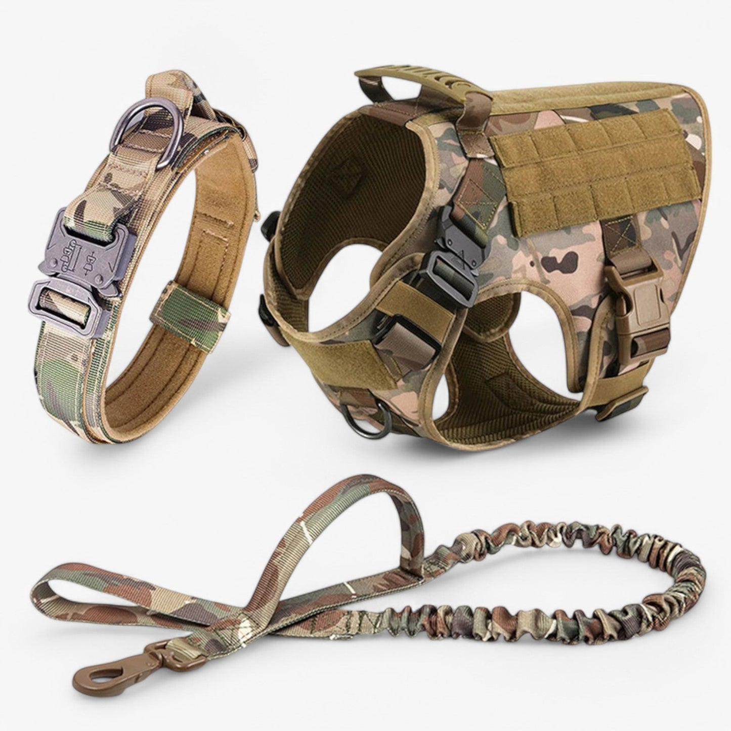 Tactical Dog Harness with Handle, Adjustable Fit and Reflective Details for Training and Safety 11