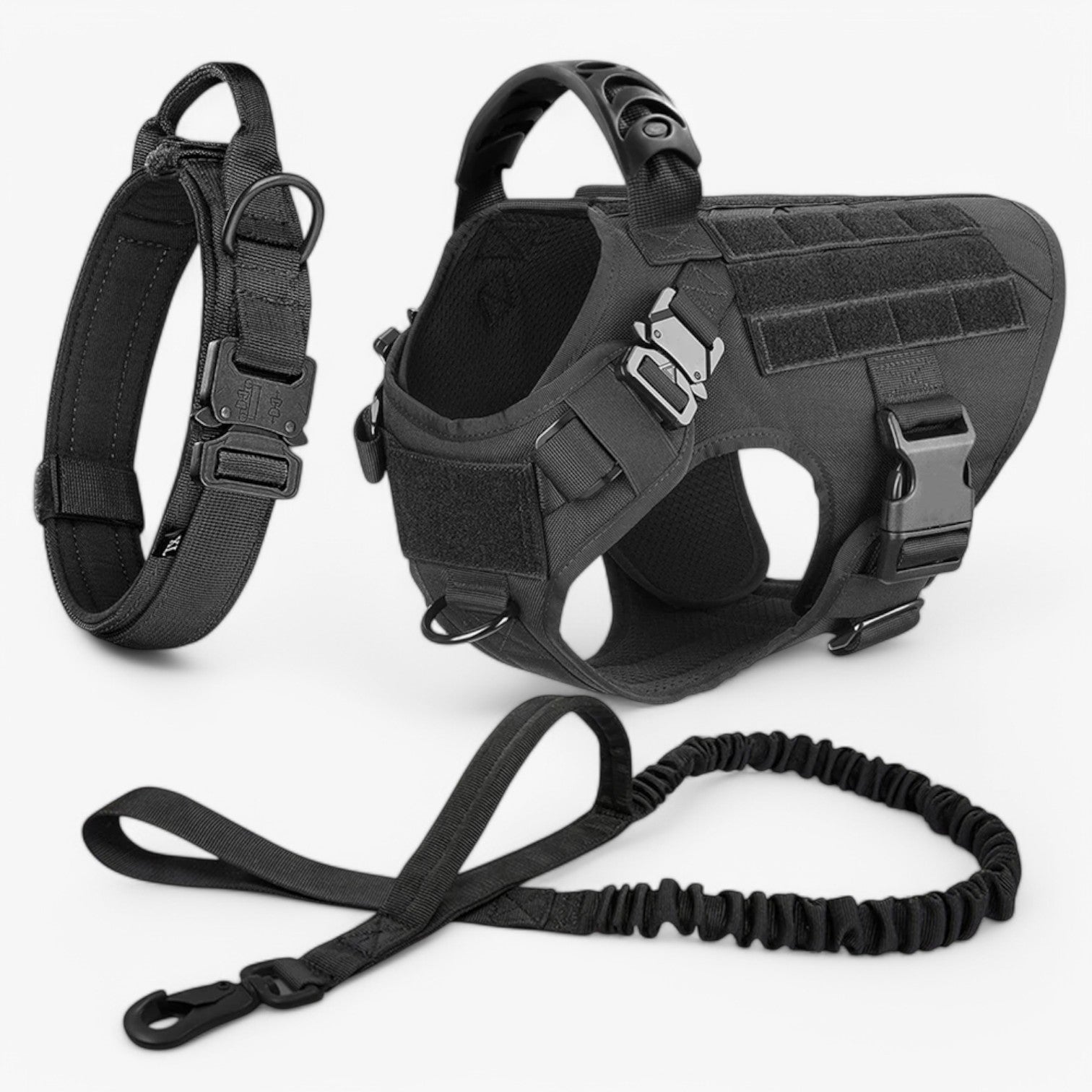 Tactical Dog Harness with Handle, Adjustable Fit and Reflective Details for Training and Safety 12