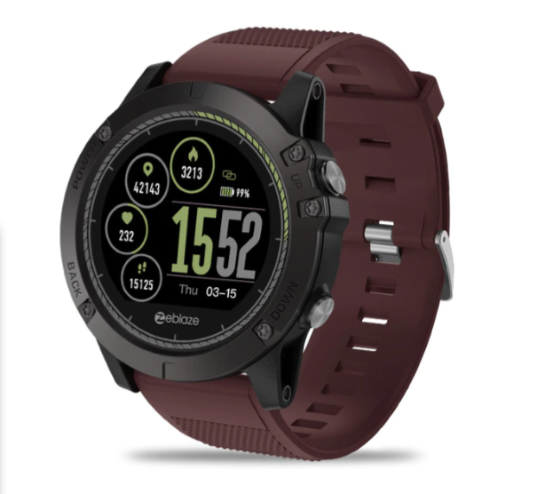Tactical Smartwatch with 3D Interface, Waterproof Design, Heart Rate Monitoring for Fitness and Adventure 1