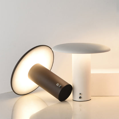 GlowStream – Lámpara de Mesa LED Elegante con Carga USB