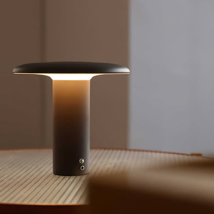GlowStream – Lámpara de Mesa LED Elegante con Carga USB
