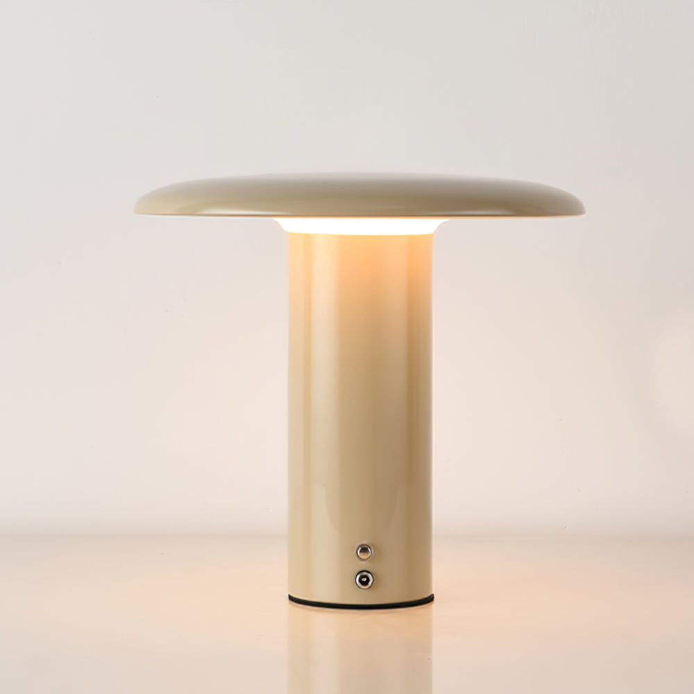 GlowStream – Lámpara de Mesa LED Elegante con Carga USB