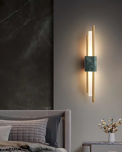 MarbleBeam - Lámpara de Pared de Mármol Atemporal